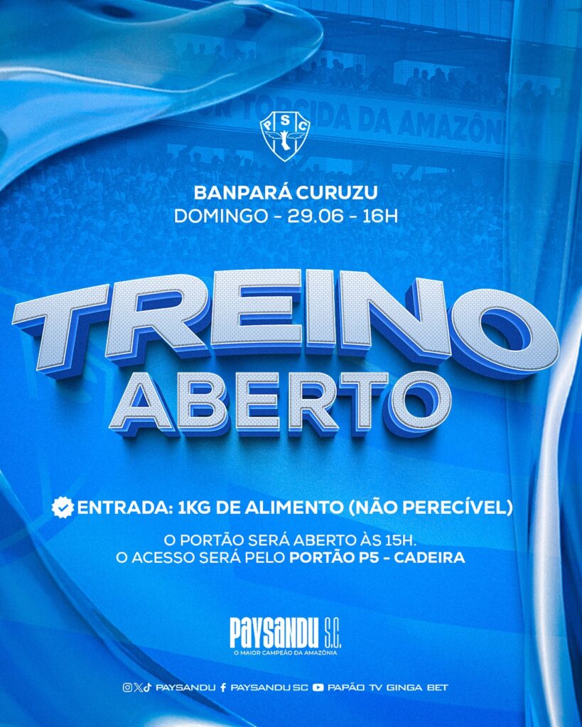 treino-aberto-paysandu-819x1024 Paysandu abre portões da Curuzu para treino e convoca torcida para nova batalha na Série B