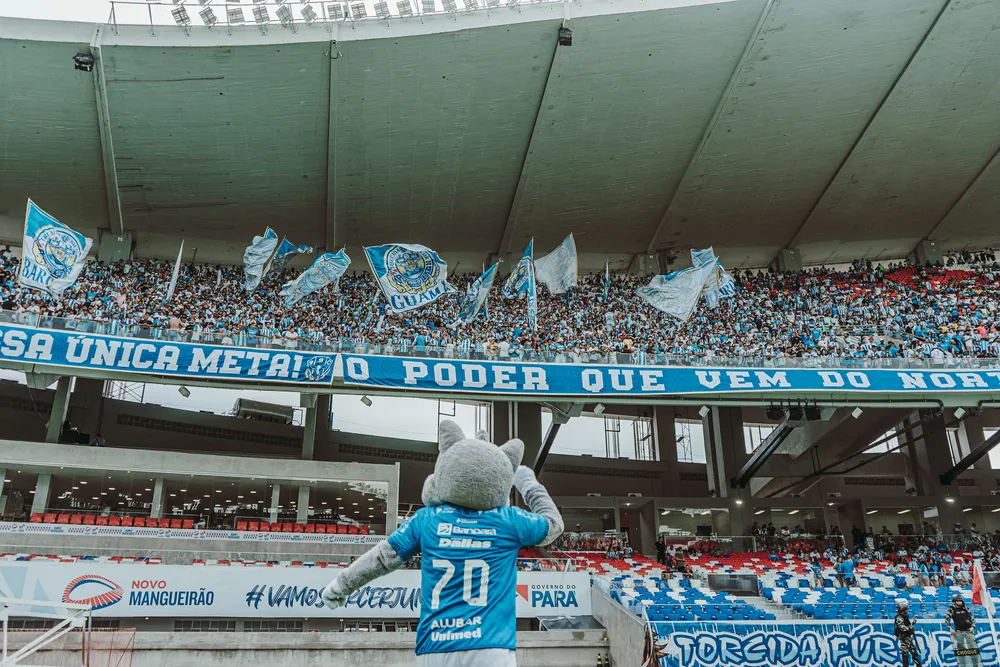 torcida-do-paysandu-no-mangueirao Indisciplina da Torcida do Paysandu Pode Gerar Perda de Mando de Campo