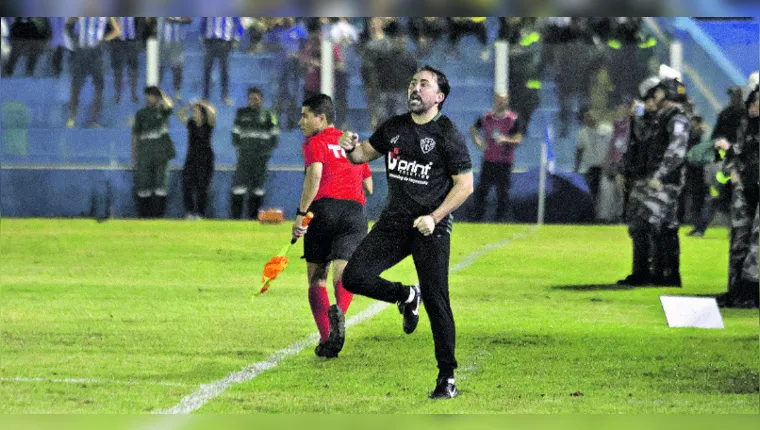 Apesar do empate sem gols contra o Manaus, pela Copa Verde, novo técnico fez a sua estreia e garante que está otimista. | Mauro Angelo/Diário do Pará