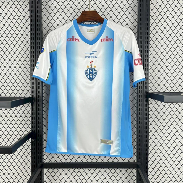 camisa-do-paysandu-libertadores-2023 Camisa retrô do Paysandu na Libertadores 2003 ultrapassa 500 unidades vendidas