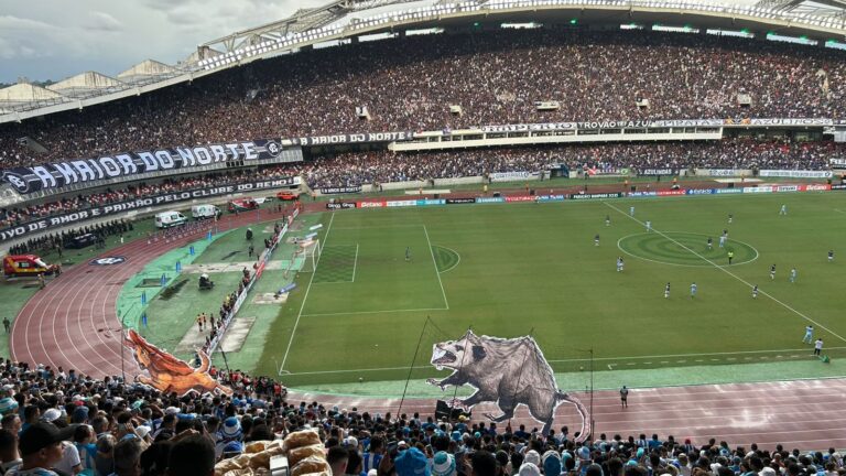 Vídeo: torcida do Paysandu provoca o Remo com mucura correndo atrás de um leão