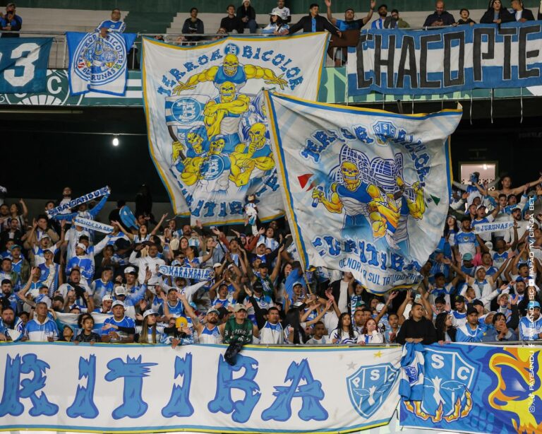 Torcida do Paysandu da show em curitiba! 7 imagens que marcaram a noite!
