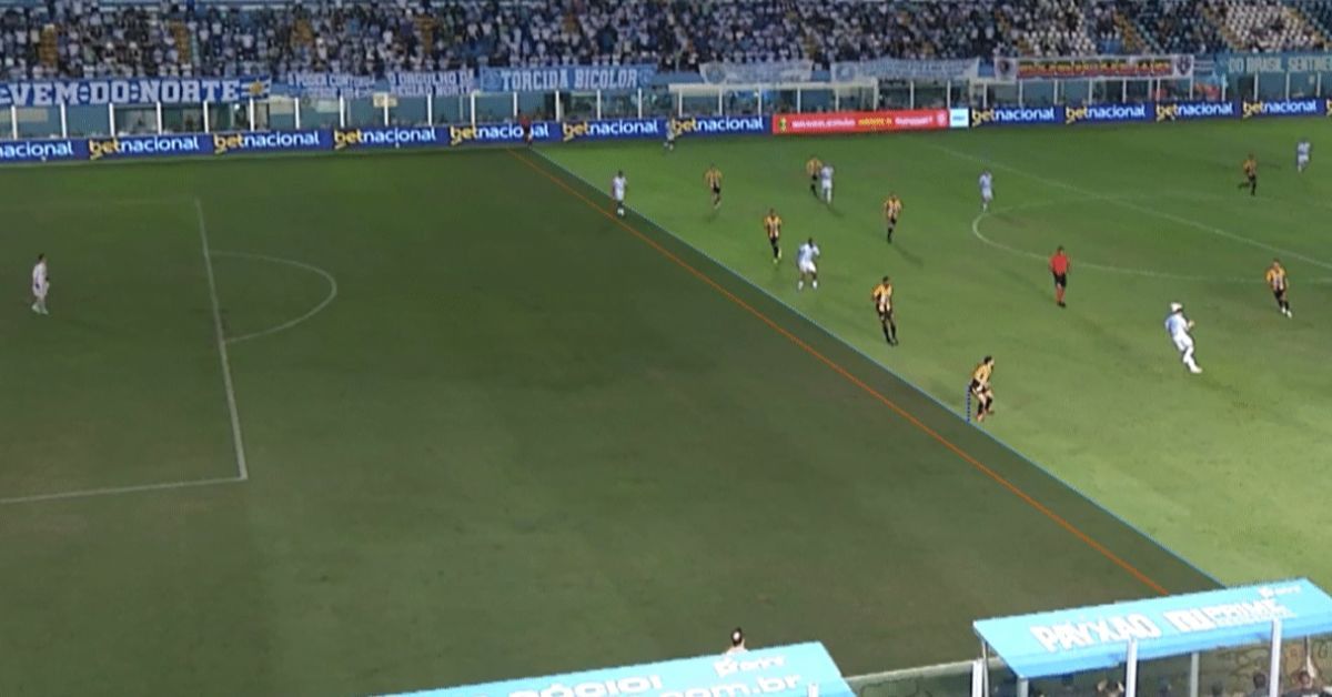 Paysandu sofre nova derrota e continua na lanterna da Série B, com polêmica envolvendo o VAR | Reprodução/CBF