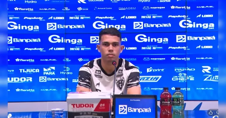 Pedro Henrique destaca foco e recuperação após cirurgia. | Reprodução/Papão TV