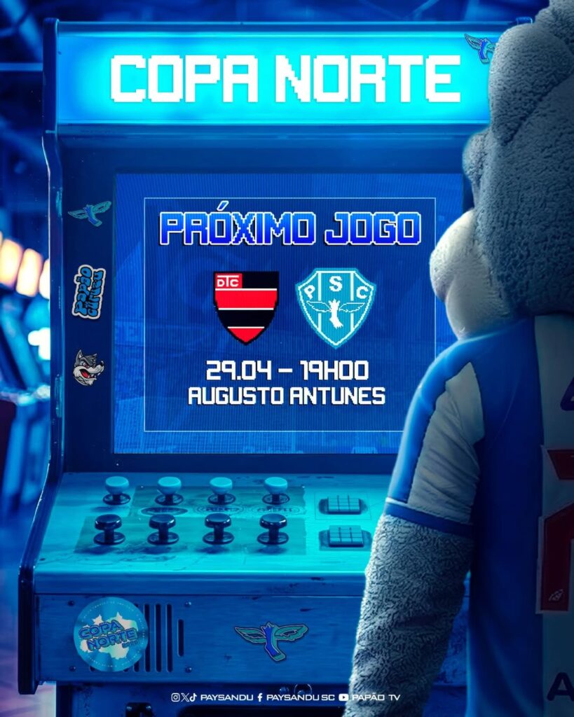 Trem x Paysandu pela Copa Norte