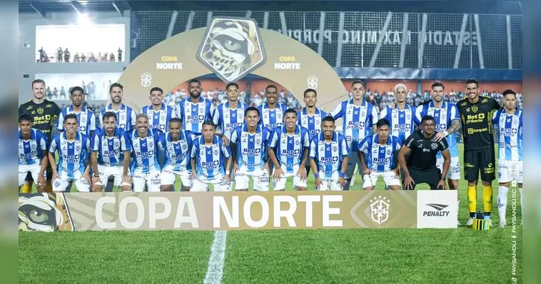 Paysandu busca vitória decisiva contra o Trem-AP na Copa Norte. | Jorge Luis Totti, ascom Paysandu