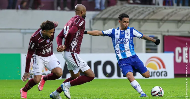 Papão mão jogou bem, mas arbitragem roubou a cena | Jorge Luís Totti / Paysandu