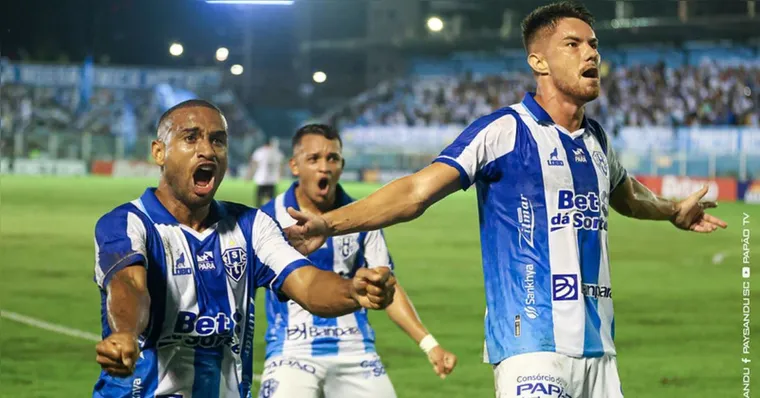 Papão vence de virada o Botafogo (PB) e chega à vice-liderança na Série C | Jorge Luiz Totti/Ascom Paysandu