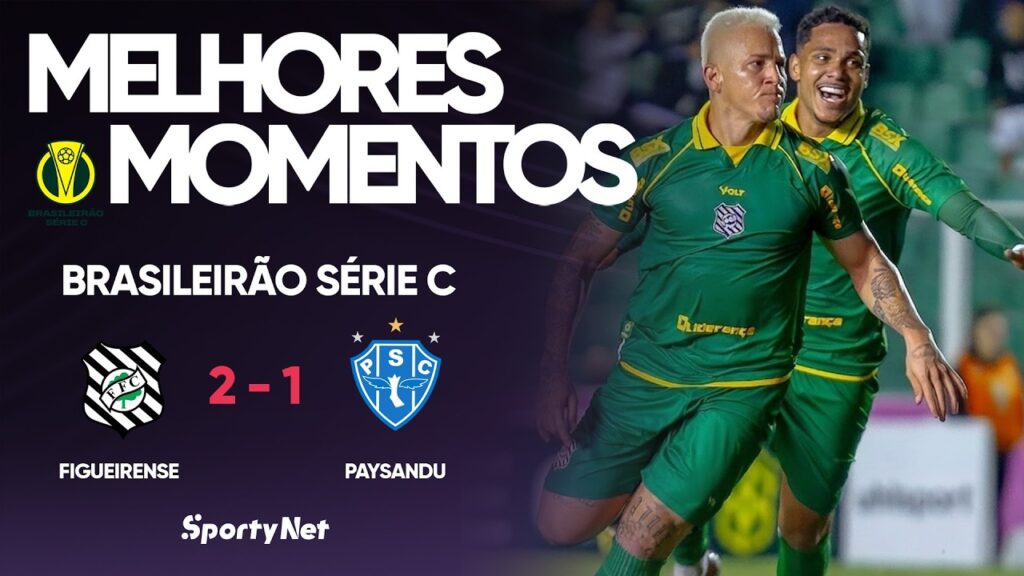 Figueirense x paysandu melhores momentos