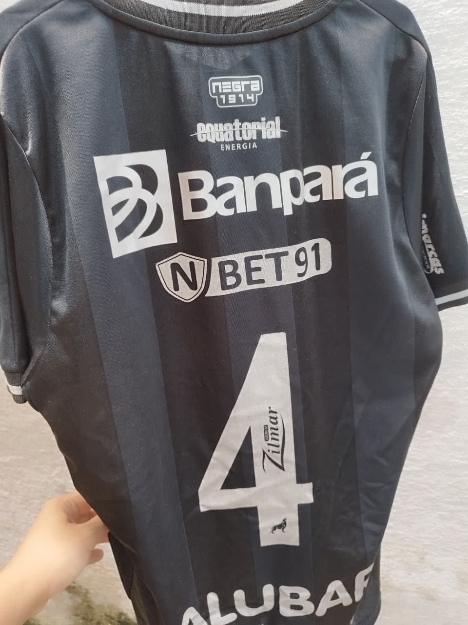 Camisa Negra 1914 - 2020 (Usada por Uchôa) - Camisa de Jogador - Image 2