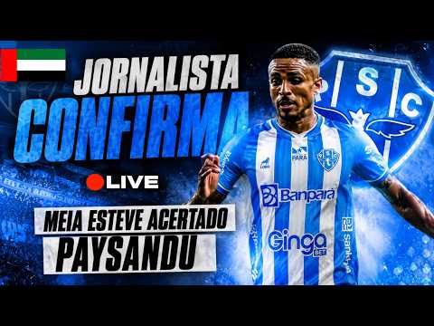 Meia acertado com o Paysandu para o Brasileirão pode chegar agora em julho?