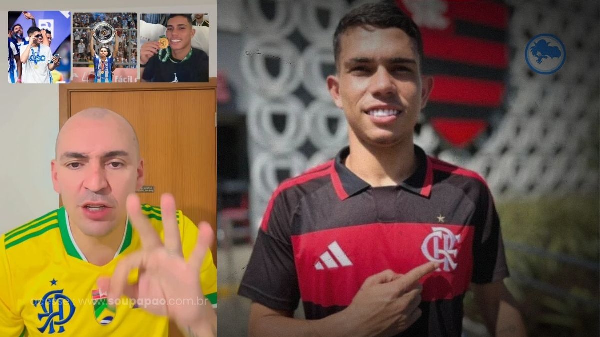 Influenciador do Flamengo quer Pedro Henrique já no meio do ano e agita torcida do Paysandu
