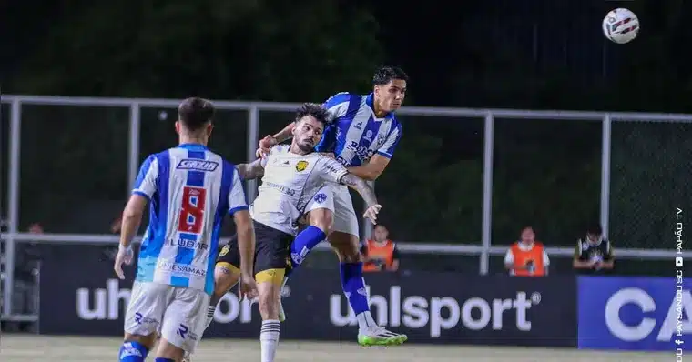 O Paysandu abriu o placar logo no início e depois apenas assistiu o Amazonas virar o placar | Jorge Luiz Totti/Ascom