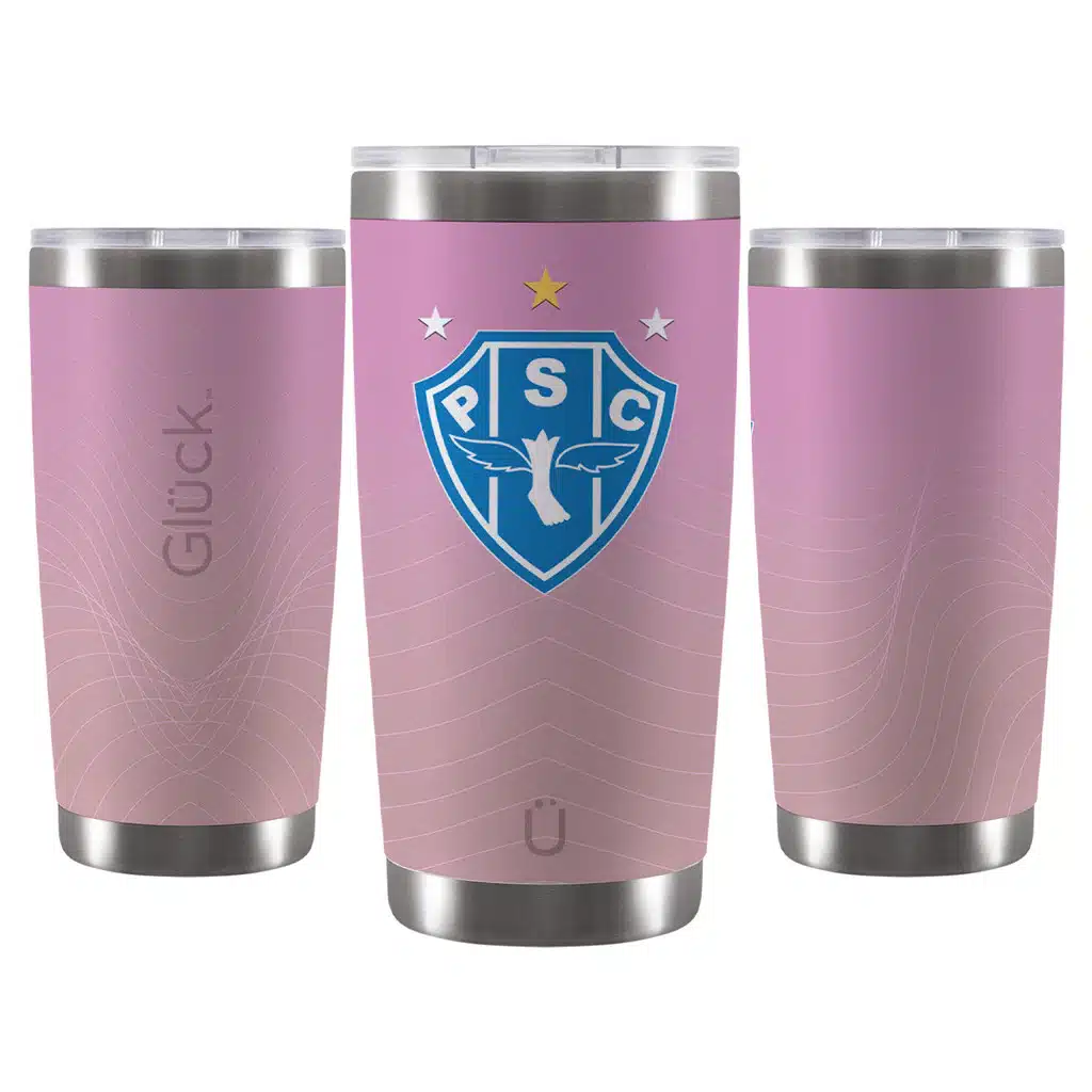 Copo Térmico do Paysandu Rosa 591ml #09 - Glück - Image 3